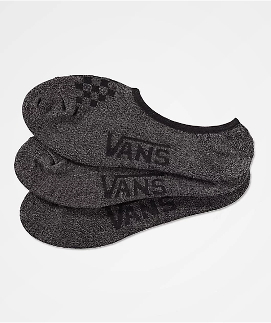 62495-vans-classic-canoodle-heather-black-3-pack-no-show-socks-1.webp Vans Classic Canoodle Heather Black 3 Pack No Show Socks