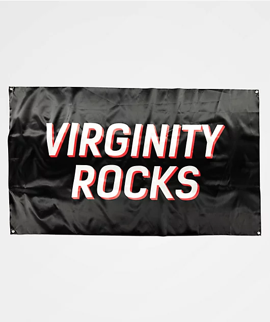 Danny Duncan Virginity Rocks Black Banner