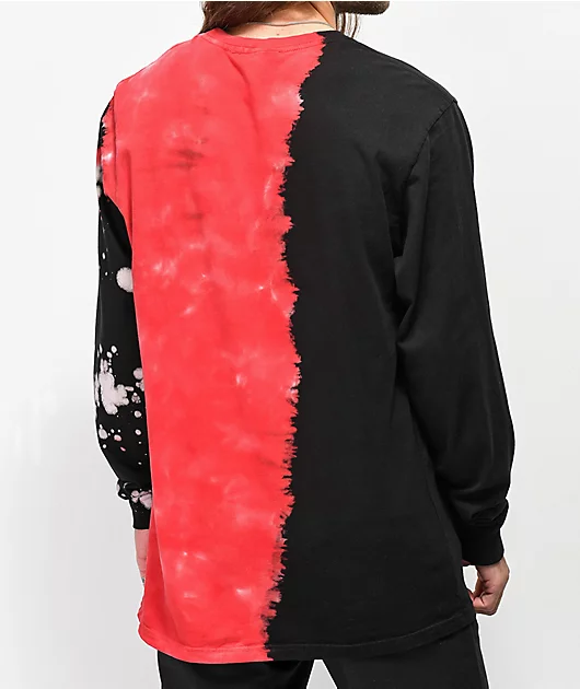62864-broken-promises-logo-split-red-black-tie-dye-long-sleeve-t-shirt-3.webp Broken Promises Logo Split Red & Black Tie Dye Long Sleeve T-Shirt