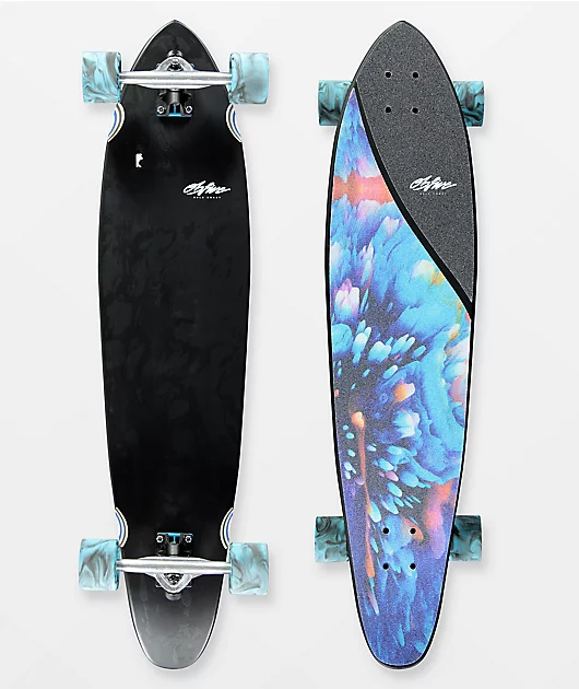 OBfive Resonate 38\" Pintail Longboard Complete