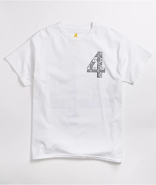 63539-4hunnid-paisley-white-t-shirt-2.webp 4Hunnid Paisley White T-Shirt