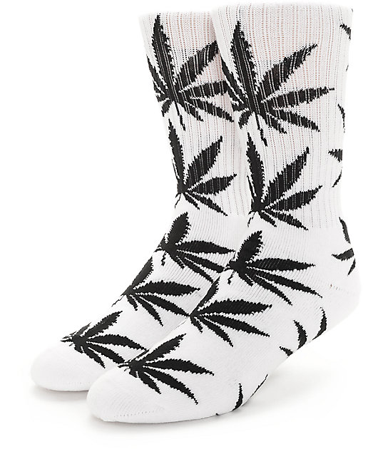 63671-huf-plantlife-white-black-crew-socks-1.jpg HUF Plantlife White & Black Crew Socks