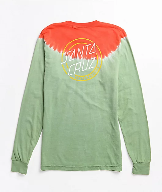 64085-santa-cruz-one-stroke-green-orange-dye-long-sleeve-t-shirt-1.webp Santa Cruz One Stroke Green & Orange Dye Long Sleeve T-Shirt