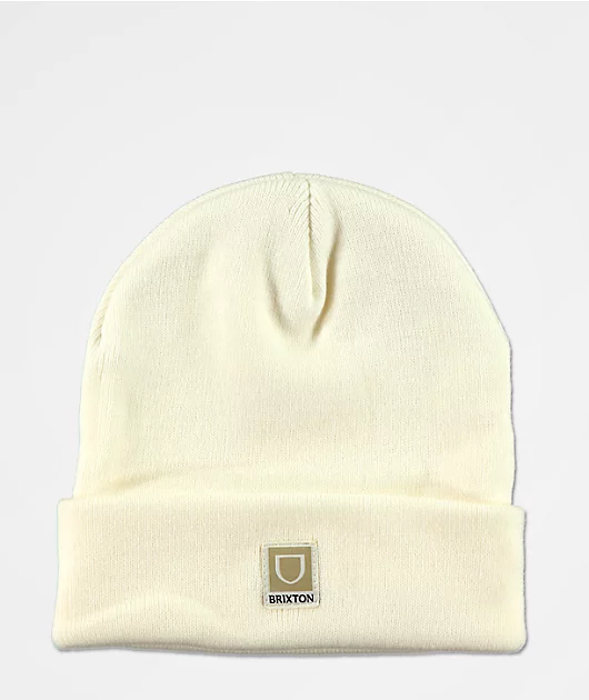 Brixton Beta Watch Cap White Beanie
