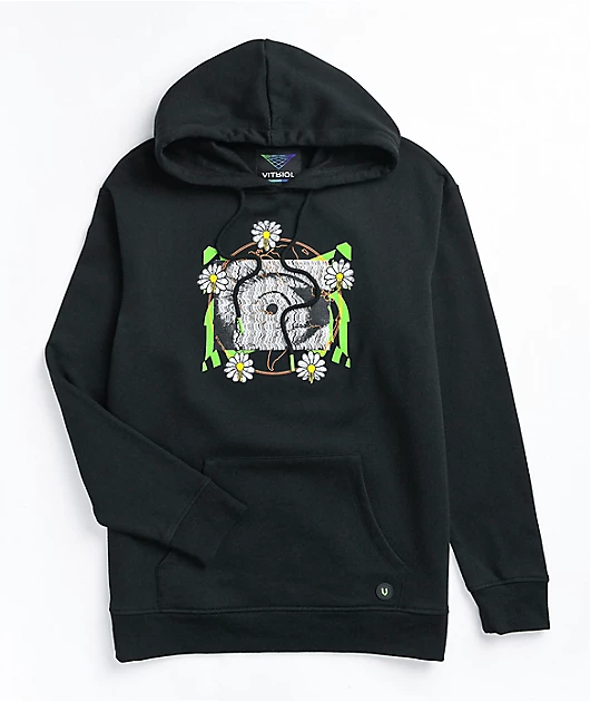 64416-vitriol-jamison-daisy-skull-black-hoodie-1.webp Vitriol Jamison Daisy Skull Black Hoodie