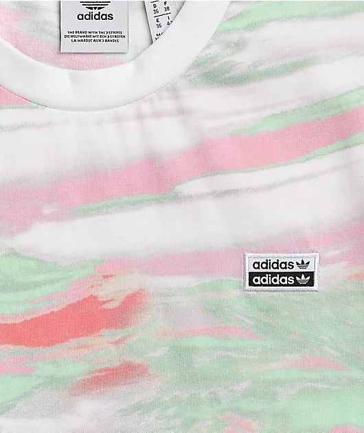 adidas R.Y.V. Marble Multi & White T-Shirt
