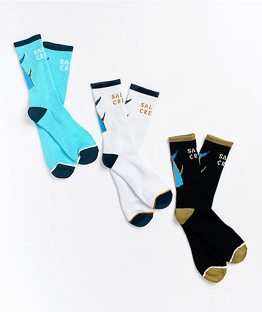 64626-salty-crew-tailed-3-pack-crew-socks-1.webp Salty Crew Tailed 3 Pack Crew Socks