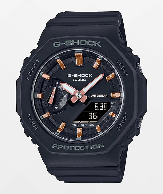 G-Shock GMAS2100-1A  Black Digital & Analog Watch