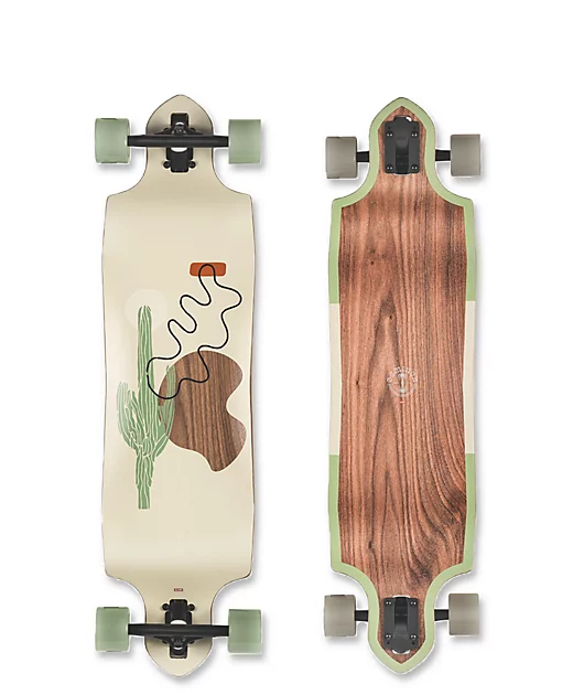 Globe Geminon Micro Drop Coconut Hula 37\" Longboard Complete