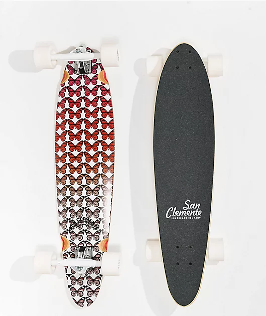 San Clemente Monarch 34\" Pintail Longboard Complete