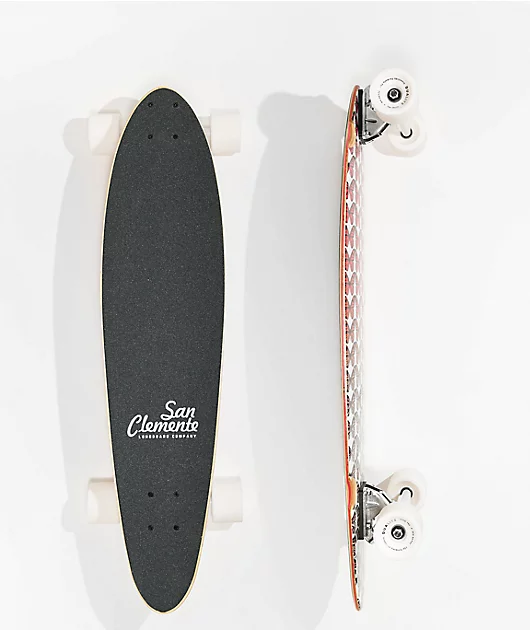 San Clemente Monarch 34\" Pintail Longboard Complete