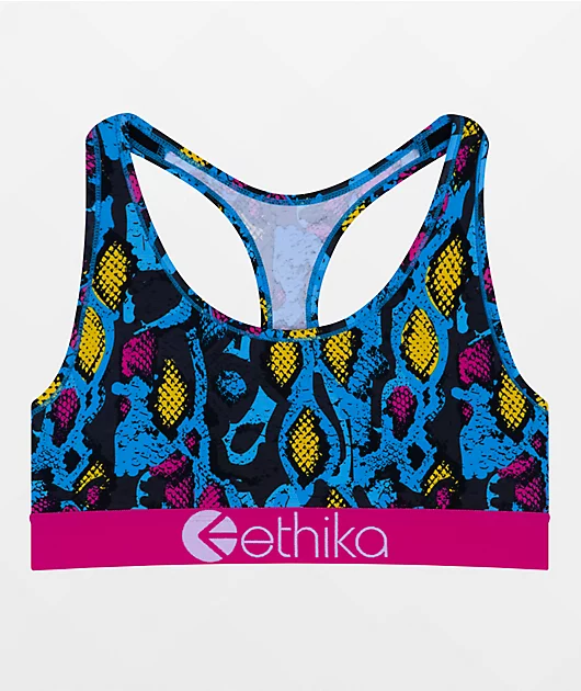 Ethika Punk Viper Blue Sports Bra