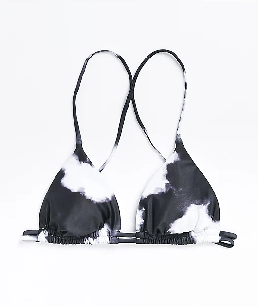 Damsel Billie Cow Print Triangle Bikini Top