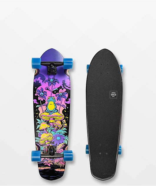 Globe Big Blazer Blue Toad 32\" Cruiser Skateboard Complete