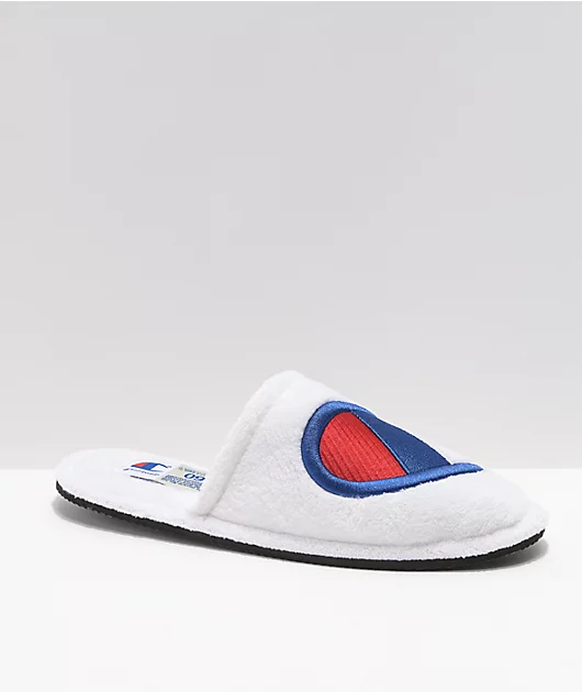 64895-champion-sleepover-white-slippers-1.webp Champion Sleepover White Slippers