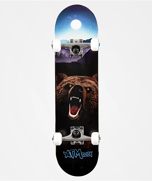 ATM Bear 7.25\" Skateboard Complete