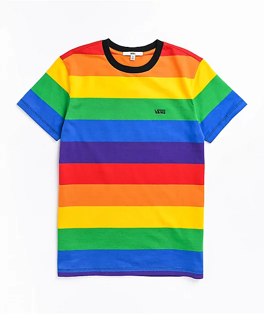 Vans Pride Rainbow Stripe T-Shirt