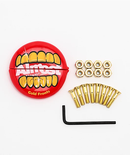 Almost Gold Fronts 1\" Skateboard Hardware