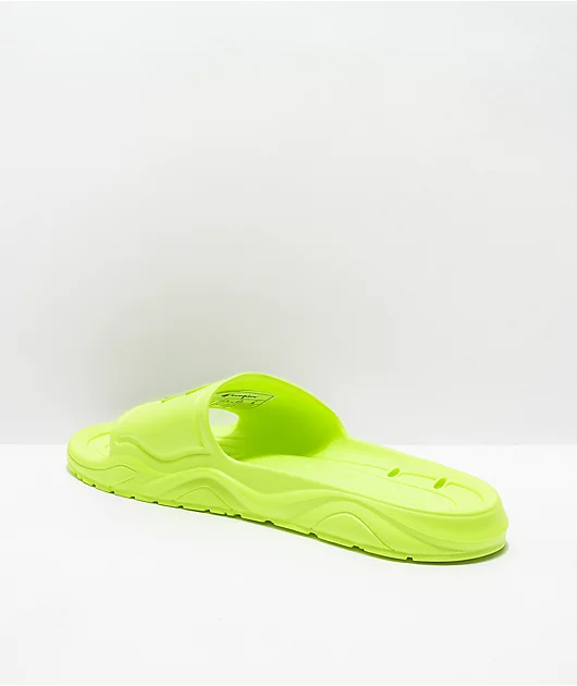 Champion Hydro-C Neon Green Slide Sandals