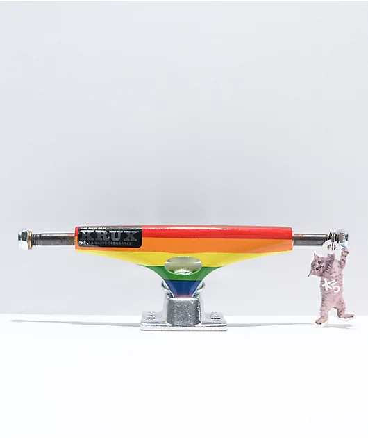 65478-krux-k5-dlk-8.0-rainbow-skateboard-truck-1.webp Krux K5 DLK 8.0\" Rainbow Skateboard Truck