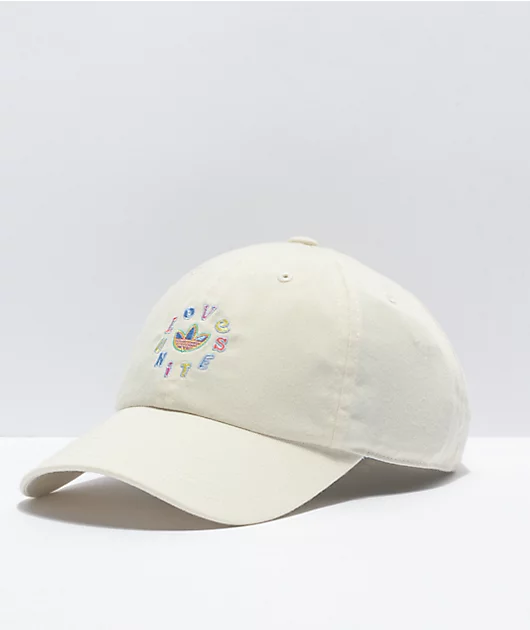 adidas Originals Love Unites White Strapback Hat