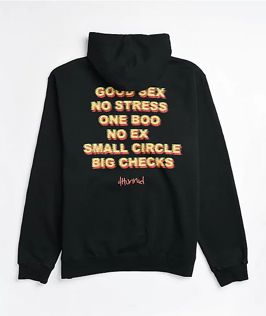 4Hunnid Good Sex Black Hoodie