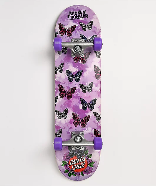 Broken Promises x Santa Cruz Flutter 7.75\" Skateboard Complete