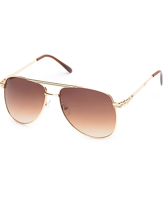 66382-light-brown-pilot-sunglasses-1.webp Light Brown Pilot Sunglasses