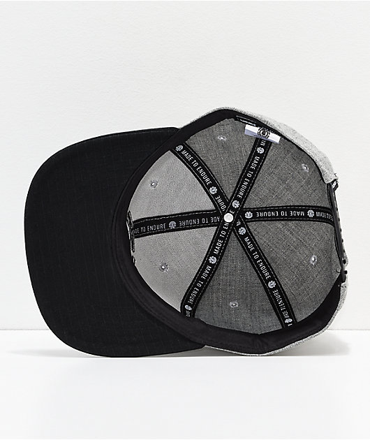 66470-element-knutsen-grey-snapback-hat-3.jpg Element Knutsen Grey Snapback Hat