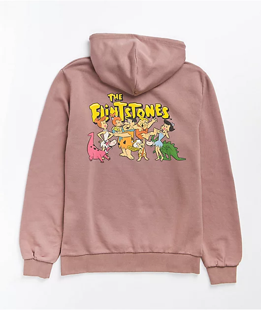 Elevenparis x The Flintstones Pink Hoodie