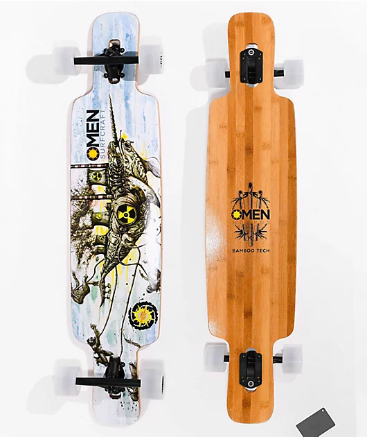 Omen Nuclear Narwhal 41\" Drop Through Longboard Complete