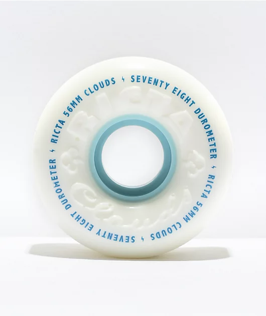 66958-ricta-clouds-white-56mm-78a-skateboard-wheels-1.webp Ricta Clouds White 56mm 78a Skateboard Wheels