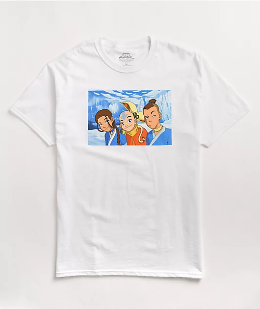 The Last Airbender Group White T-Shirt