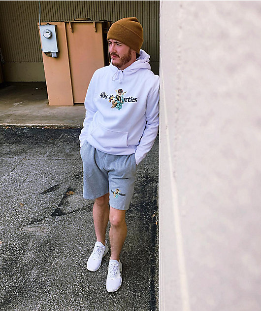 40s & Shorties Angel Grey Sweat Shorts