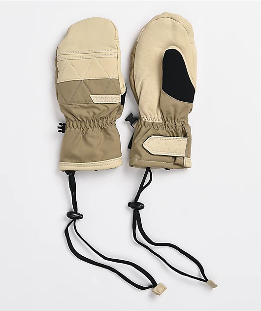 Dakine Fleetwood Tan Snowboard Mittens