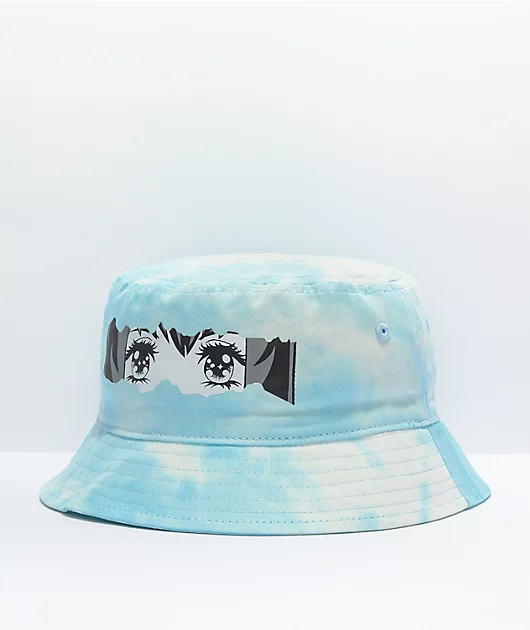 By Samii Ryan I See You Blue Tie Dye Bucket Hat