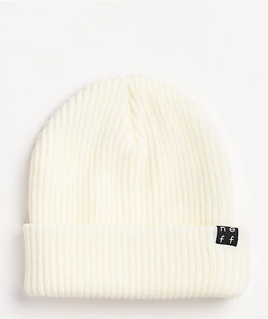 Neff Serge White Beanie