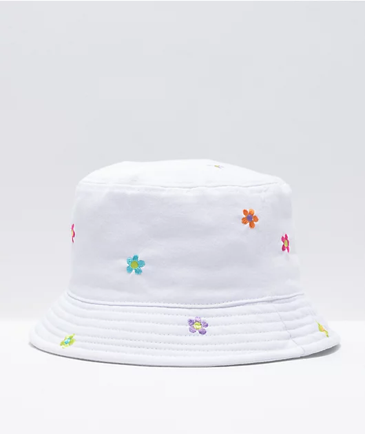A-Lab Flower Embroidered Bucket Hat