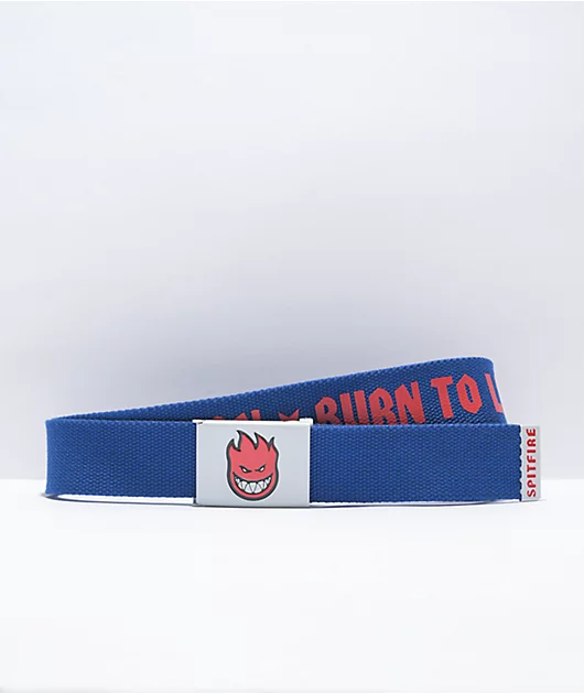 Spitfire Bighead LTB Blue Web Belt