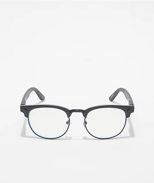 Glassy Morrison Gamer Black & Clear Blue Light