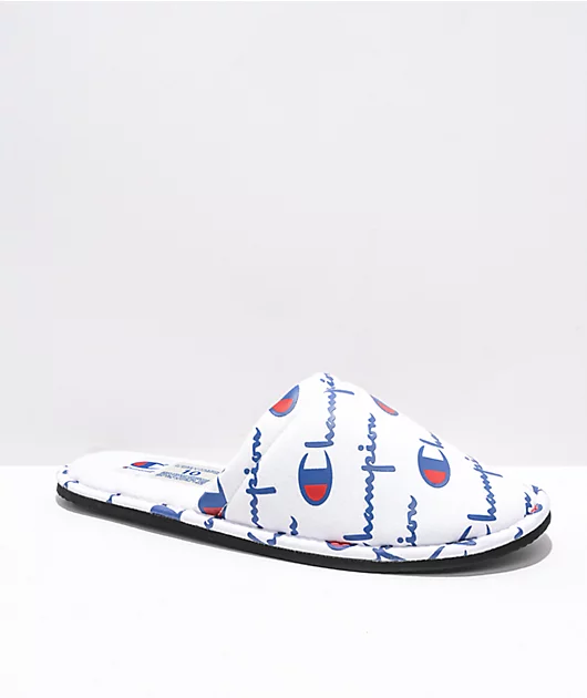 Champion Sleepover Script White Slippers