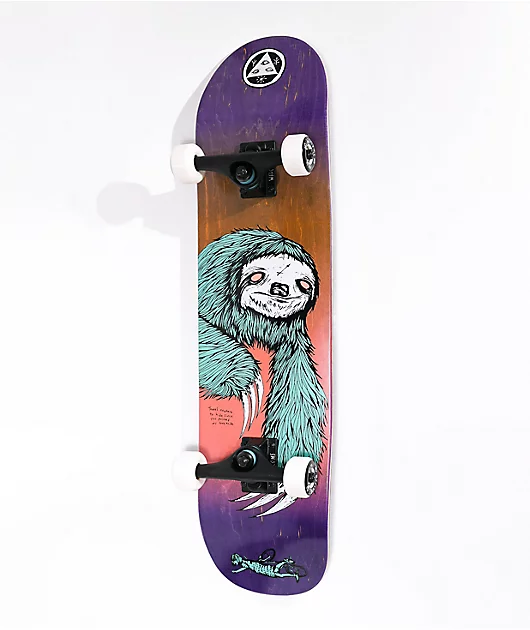 Welcome Sloth 8.0\" Skateboard Complete