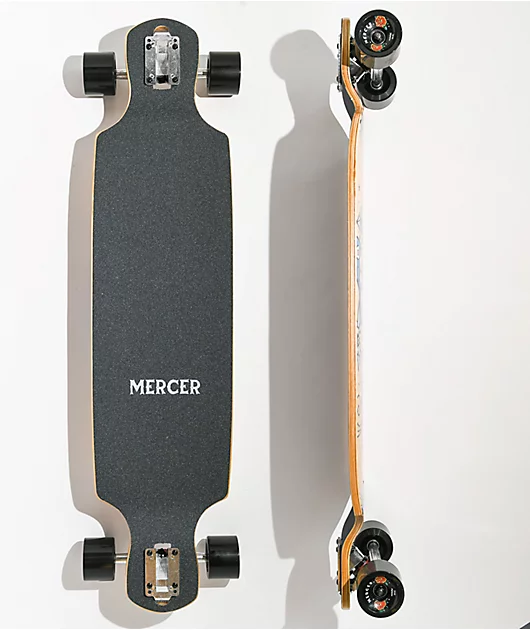 Mercer Tattoo 38\" Double Drop Longboard Complete