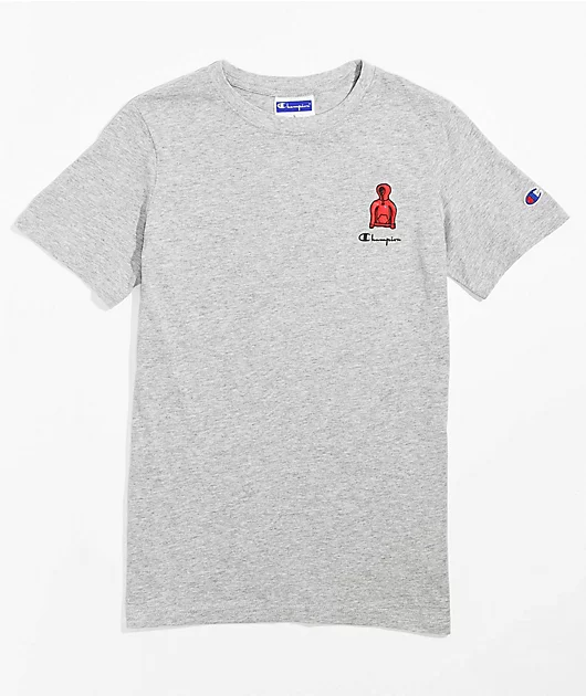 Champion Kids Fleece Grey T-Shirt