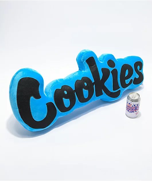 Cookies Velour Blue Pillow