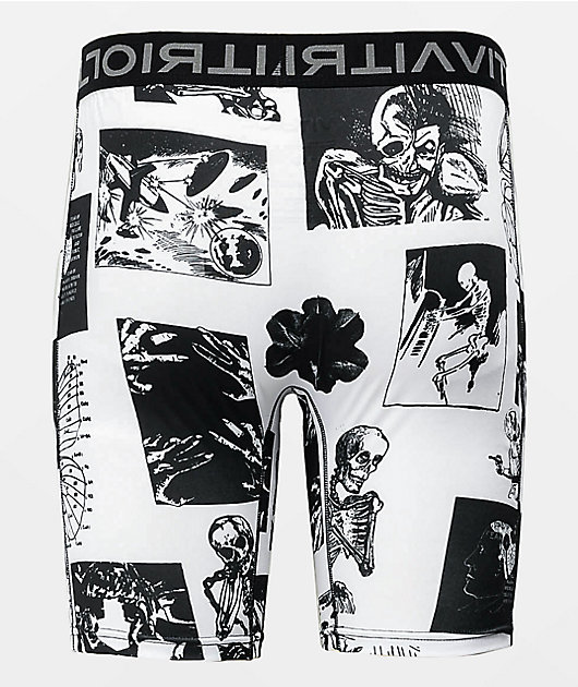 Vitriol Anime Black & White Boxer Briefs