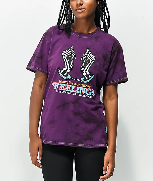 69202-broken-promises-x-samborghini-escapism-purple-tie-dye-t-shirt-1.webp Broken Promises x Samborghini Escapism Purple Tie Dye T-Shirt