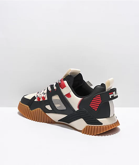 69405-fila-caged-mixed-media-gardenia-black-shoes-2.webp FILA Caged Mixed Media Gardenia & Black Shoes