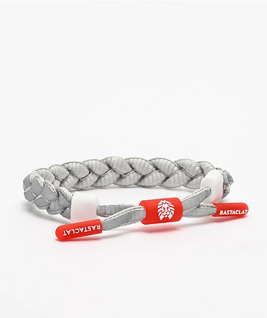 69677-rastaclat-grey-matter-grey-red-bracelet-1.webp Rastaclat Grey Matter Grey & Red Bracelet