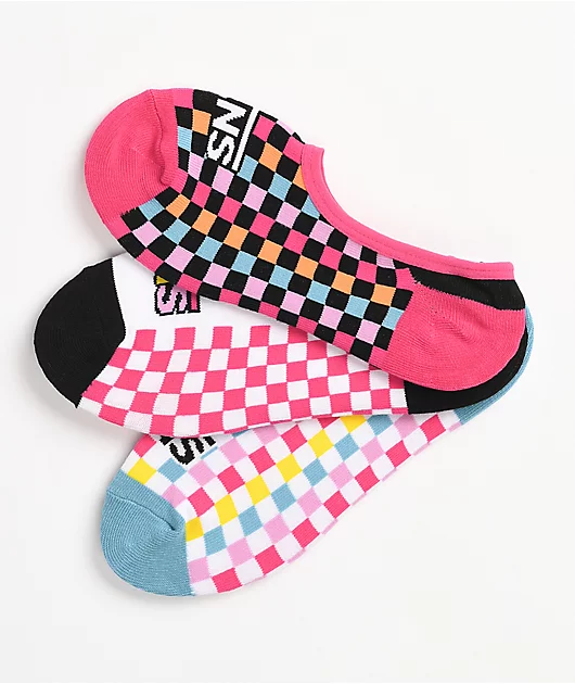 69776-vans-canoodle-zoo-check-3-pack-no-show-socks-1.webp Vans Canoodle Zoo Check 3 Pack No Show Socks